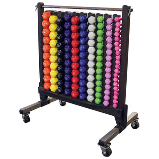 Body-Solid GDR500 Commercial Vinyl and Neoprene Dumbbell Rack