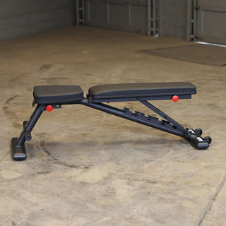 Body-Solid GFID225B Commercial Folding Bench, Space Saving Fold Flat Design