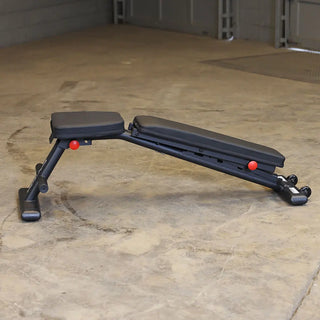 Body-Solid GFID225B Commercial Folding Bench, Space Saving Fold Flat Design