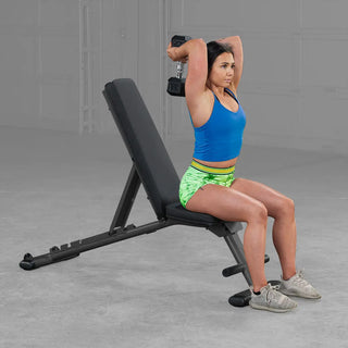 Body-Solid GFID225B Commercial Folding Bench, Space Saving Fold Flat Design