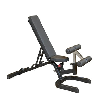 Body-Solid GFID71B Heavy Duty Flat Incline Decline Bench, 600 lb Weight Capacity