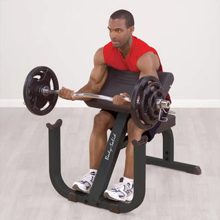Body-Solid GPCB329B Preacher Curl Bench, Heavy-Gauge Steel Frame