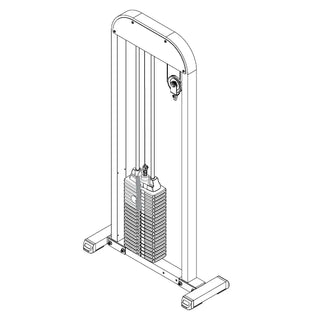 Body-Solid GSTCK Weight Stack, Precision-Engineered Weight Plates