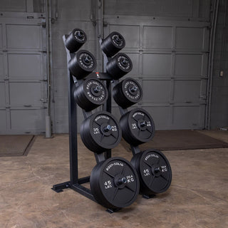 Body-Solid GWT76 High Capacity 2`` Olympic Plate Rack