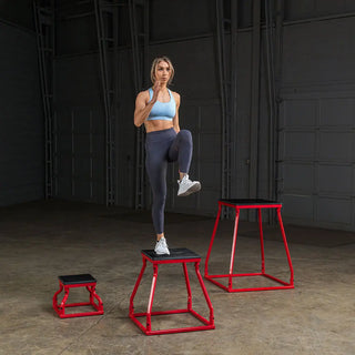 Body-Solid Tools BSTPBS2 Steel Frame Plyo Box Set of 4