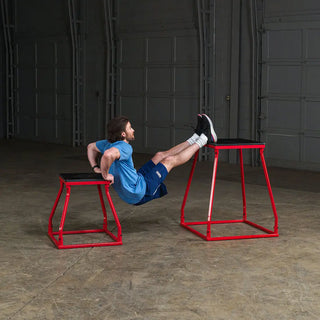Body-Solid Tools BSTPBS5 Steel Frame Plyo Box Set of 7
