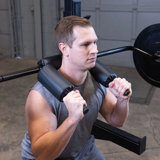 Body-Solid Tools OBSS50B Safety Squat 2`` Olympic Bar