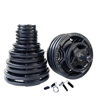 Body-Solid Tools OSR 500 lb. Rubber Grip 2" Olympic Weight Set