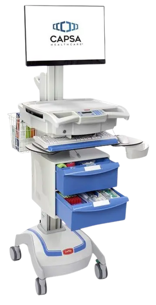 Capsa Healthcare 1975074/1975075 M38e Easy to Use Healthcare Computing Workstation