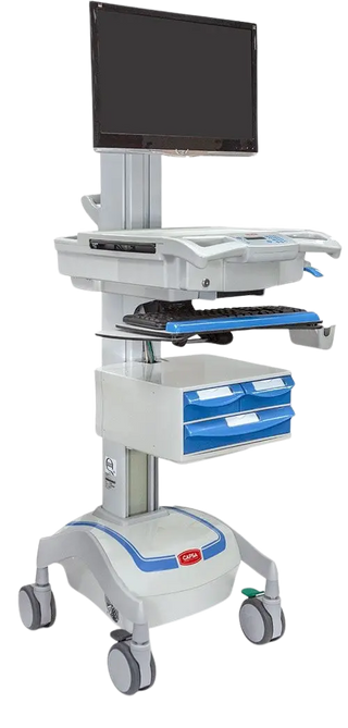 Capsa Healthcare 1975074/1975075 M38e Easy to Use Healthcare Computing Workstation