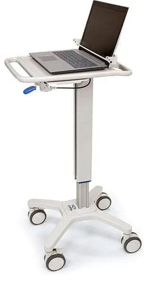 Capsa Healthcare 207010/270102 SlimCart Ultra-Lightweight Compact Profile Documentation Cart w/ 4” Casters