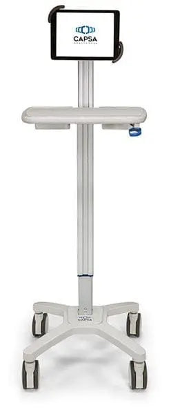 Capsa Healthcare 207010/270102 SlimCart Ultra-Lightweight Compact Profile Documentation Cart w/ 4” Casters