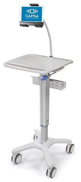 Capsa Healthcare 207010/270102 SlimCart Ultra-Lightweight Compact Profile Documentation Cart w/ 4” Casters