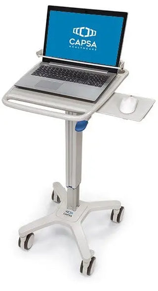 Capsa Healthcare 207010/270102 SlimCart Ultra-Lightweight Compact Profile Documentation Cart w/ 4” Casters