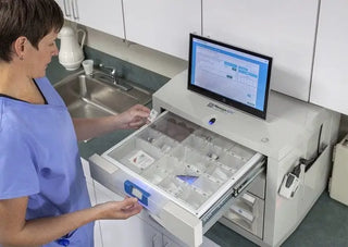 Capsa Healthcare NX-4TBDL NexsysADC 4T Compact Automated Dispensing Cabinet, 150 SKUs Capacity pe Cabinet