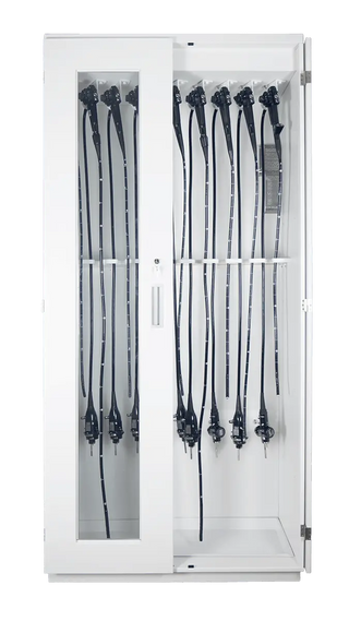 Capsa Healthcare SAS-4018 40.875″ TruAir Endoscope Storage Cabinet, 8 Flexible Endoscopes Capacity, Hepa Filter Fan