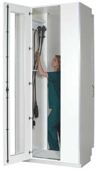 Capsa Healthcare SAS-4018 40.875″ TruAir Endoscope Storage Cabinet, 8 Flexible Endoscopes Capacity, Hepa Filter Fan