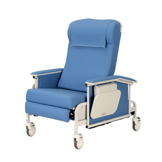 Champion Manufacturing Select 6550 Drop Arm Care Cliner Medical Recliner, Nylon Casters