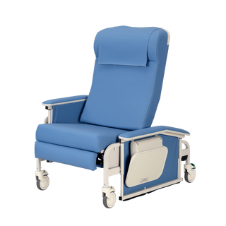 Champion Manufacturing Select 6550 Drop Arm Care Cliner Medical Recliner, Nylon Casters