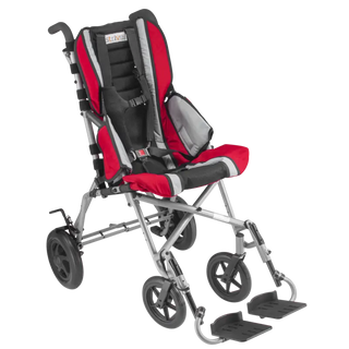 Circle Specialty Strive Adaptive Stroller side view with black frame on white background