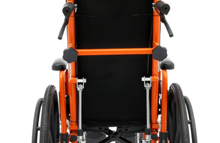 Circle Specialty Ziggo Pro Reclining Wheelchair back support adjustment feature closeup
