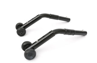 Circle Specialty Ziggo Pro Reclining Wheelchair footrest and legrest detail view