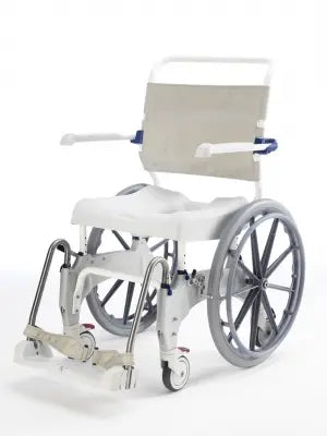 Clarke Healthcare A1641994 Aquatec Ergo Self Propel XL Shower Chair with shower seat attachment on a white background