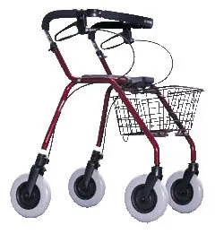 Clarke Healthcare D12050X Dolomite Legacy Standard Walker Red