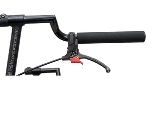 Clarke Healthcare S760 Marcy Parking Hand Brake Extra Small Brake Handle, Pair, Black with brake lever on a white background