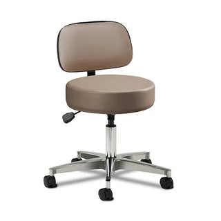 Clinton Industries 2155-21 5-Leg Pneumatic Stool with Backrest 