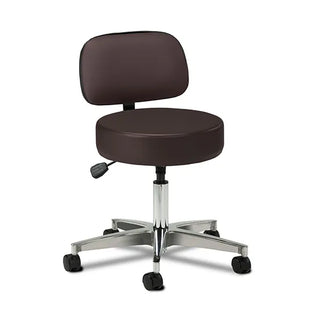 Clinton Industries 2155-21 5-Leg Pneumatic Stool with Backrest 