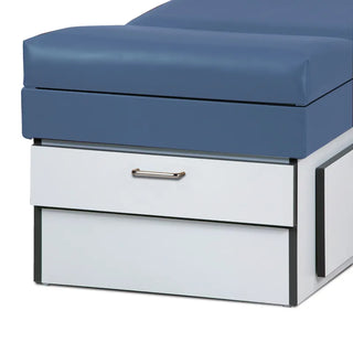 Clinton Industries 3713-10 Upholstered Apron Couch with Double Drawer Storage – Model 3713