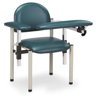 Clinton Industries 6050-U SC Series Padded Blood Drawing Chair with Padded Arms 