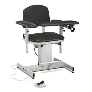 Clinton Industries 6341 Power Series Blood Drawing Chair with Padded Arms 