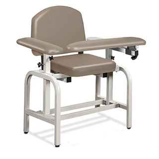 Clinton Industries 66010 Lab X Series Blood Drawing Chair with Padded Arms