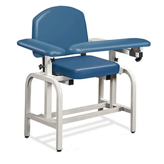 Clinton Industries 66010 Lab X Series Blood Drawing Chair with Padded Arms