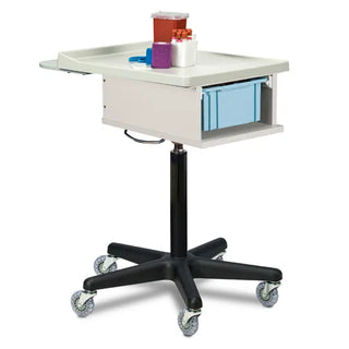 Clinton Industries 67100 One-Bin Phlebotomy Cart 
