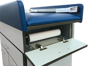 Clinton Industries 7820 Pediatric Scale-Treatment Table with 2 Doors 