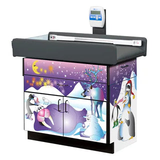 Clinton Industries 7831 Cool Pals Pediatric Scale-Treatment Table 