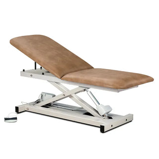 Clinton Industries 80200 Power 500 Open Base Power Table with Adjustable Backrest 