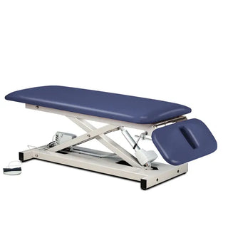 Clinton Industries 80220 Power 500 Open Base Space Saver Power Table with Drop Section 