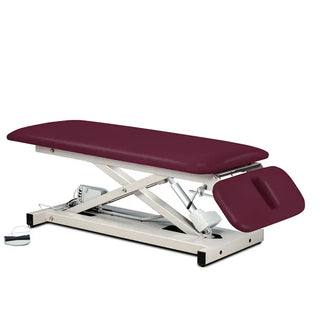 Clinton Industries 80220 Power 500 Open Base Space Saver Power Table with Drop Section 