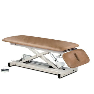 Clinton Industries 80220 Power 500 Open Base Space Saver Power Table with Drop Section 