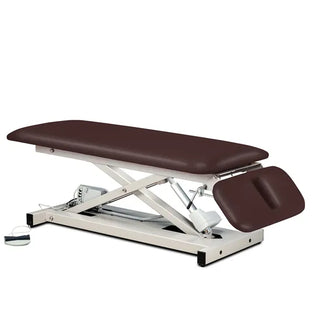 Clinton Industries 80220 Power 500 Open Base Space Saver Power Table with Drop Section 