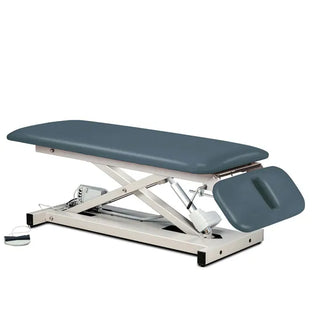 Clinton Industries 80220 Power 500 Open Base Space Saver Power Table with Drop Section 