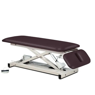 Clinton Industries 80220 Power 500 Open Base Space Saver Power Table with Drop Section 