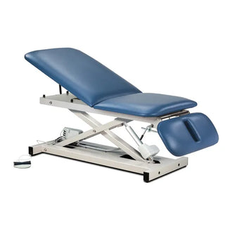 Clinton Industries 80399 Power XL 600 Open Base Power Table with Adjustable Backrest & Drop Section 