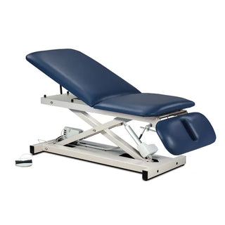 Clinton Industries 80399 Power XL 600 Open Base Power Table with Adjustable Backrest & Drop Section 