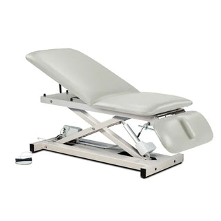 Clinton Industries 80399 Power XL 600 Open Base Power Table with Adjustable Backrest & Drop Section 