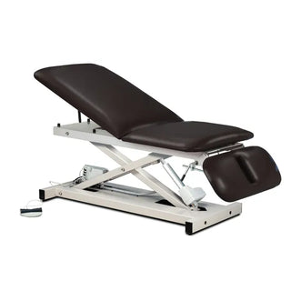 Clinton Industries 80399 Power XL 600 Open Base Power Table with Adjustable Backrest & Drop Section 